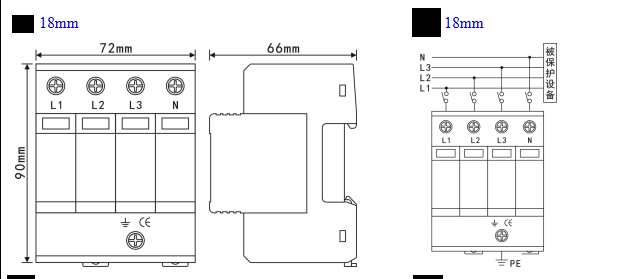 ZH6-B100/3-1300 DC/4P電涌保護(hù)器.jpeg